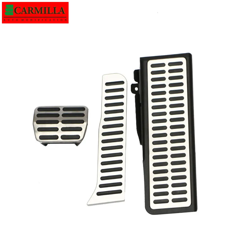 Carmilla Car Pedals for Seat Altea Leon Toledo LHD 2005 - 2015 Auto Gas Brake Rest Pedal Protection Cover Car-Styling Parts