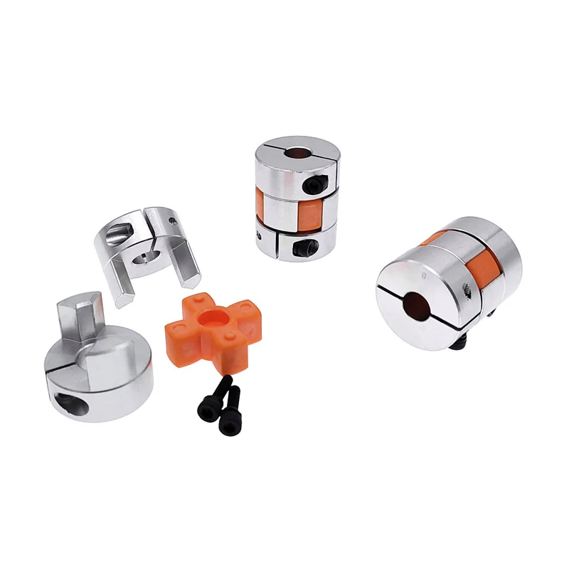 D25L30 shaft coupler Flexible Jaw Spider Plum Coupling shaft coupling 6.35/8/9.5/10/12 mm stepper motor