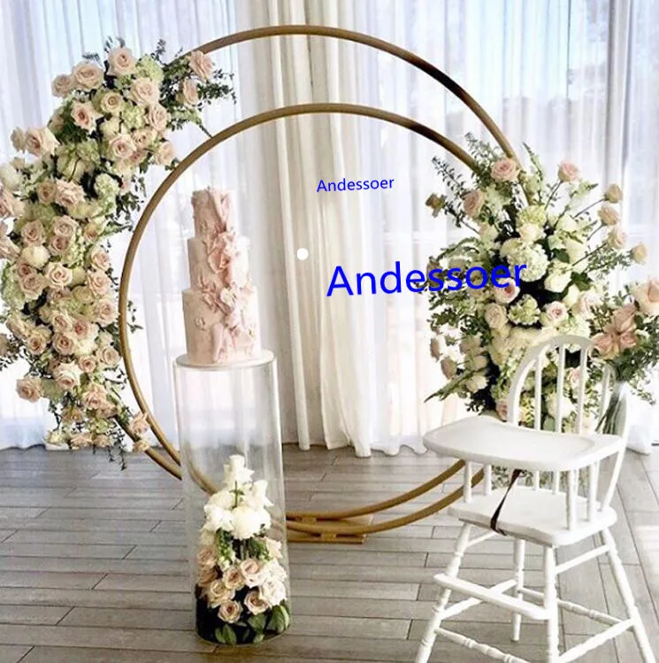 Fashion wedding flower rack high and low window display rack wedding main table decoration wreath shop party performance decorat