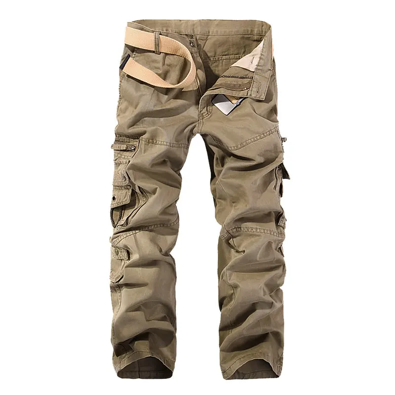 

MISNIKI Pop Pop autumn men cargo pants straight casual multi pockets tactical pants 28-40 AXP138