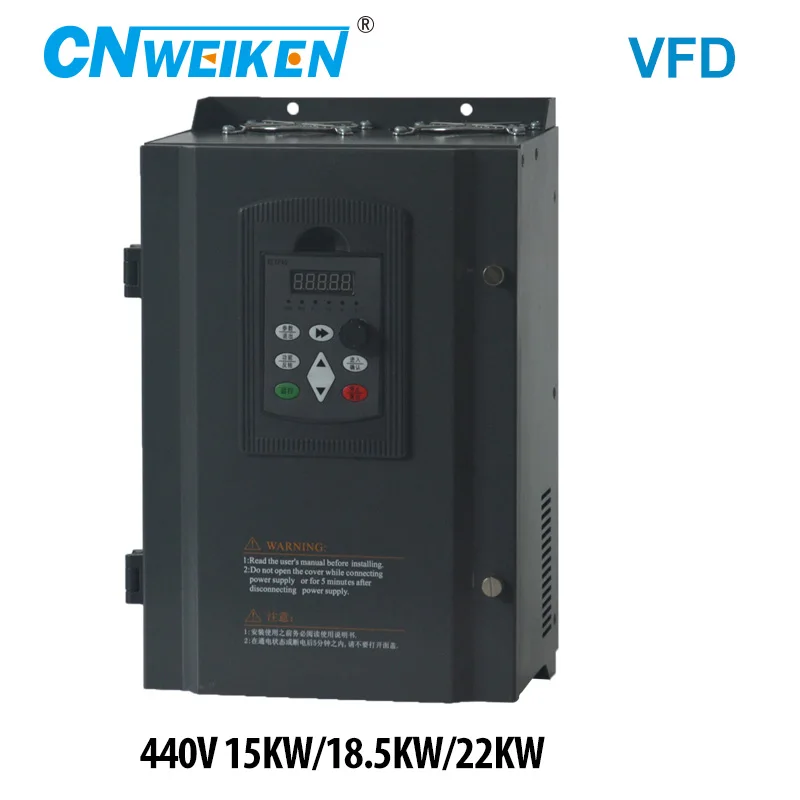 Imagem -02 - Conversor de Frequência para a Entrada de Fases do Motor 440v 15kw 18. 5kw 22kw e Três Saídas 50hz 60hz Inversor da Frequência da Movimentação Vfd da C.a.