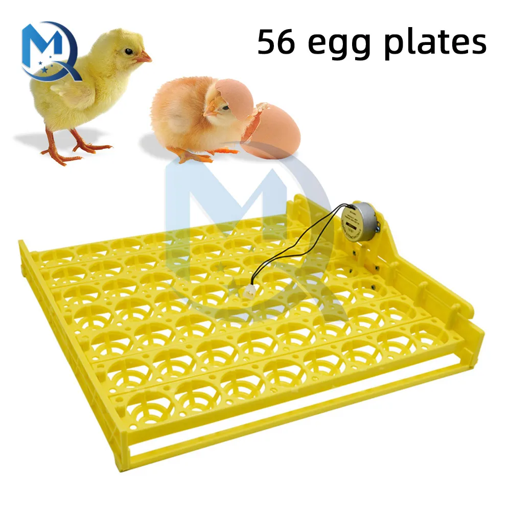 154 Automatic Incubator Turning Egg Tray Kit 110V/220V Plastic Bird Eggs Duck Chicken Eggs Hatching Machine Uniform Heating Tray