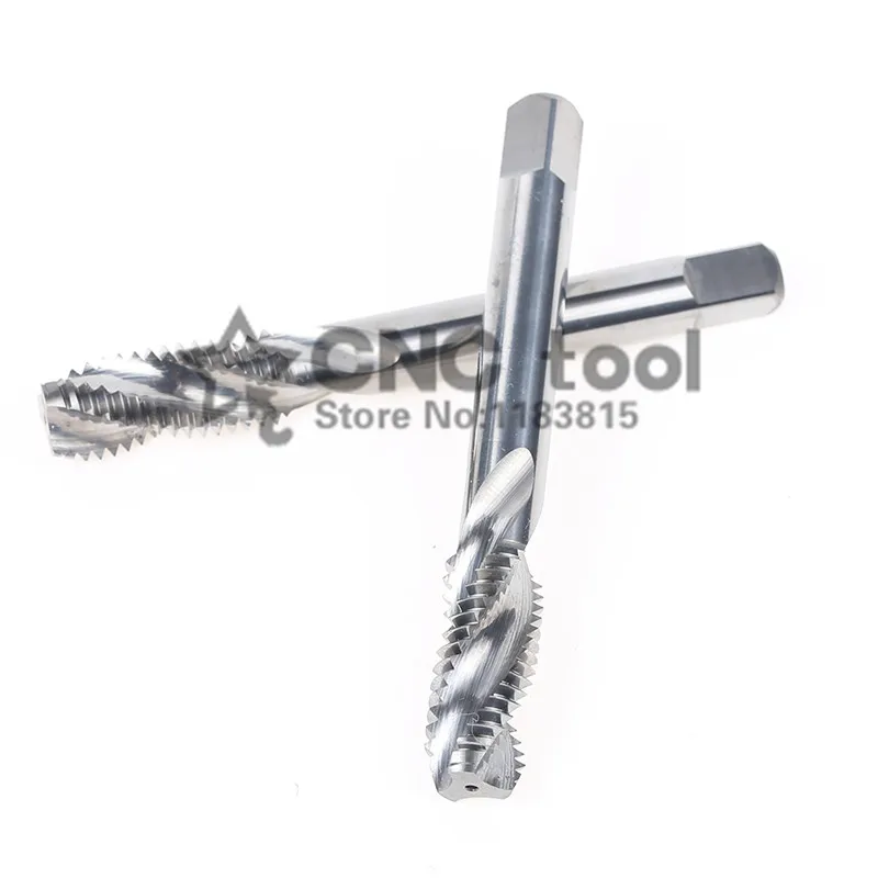 M2-m16 carbide spiral groove machine tap, tungsten steel machine tap, processing: stainless steel, alloy steel, cast iron, etc