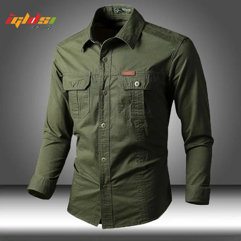 Men's Spring Army Tactical SWAT Combat Shirts Male Long Sleeve Slim Fit Breathable Sport Tops Tactical Shirts Plus Size 6XL