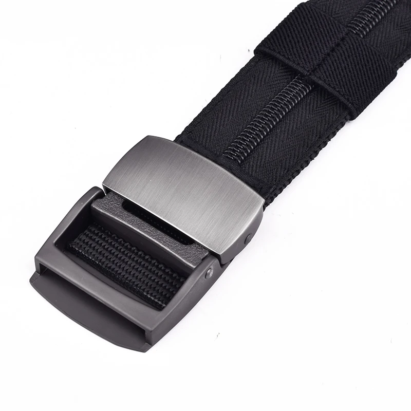 Ceinture en alliage métallique solide pour hommes, simple, largeur 3.8cm, utilisation, noir, gris, tête de ceinture, accessoires de bricolage