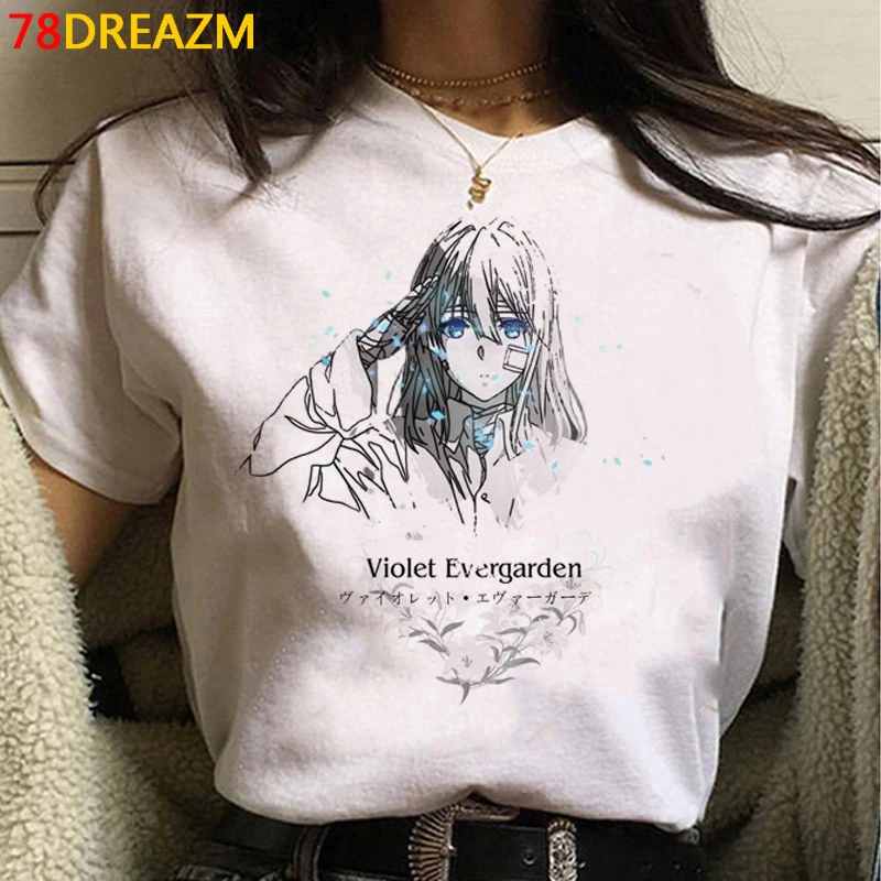 Violet Evergarden Saiki k t-shirt summer top female graphic tees women  casual vintage ulzzang t shirt ulzzang