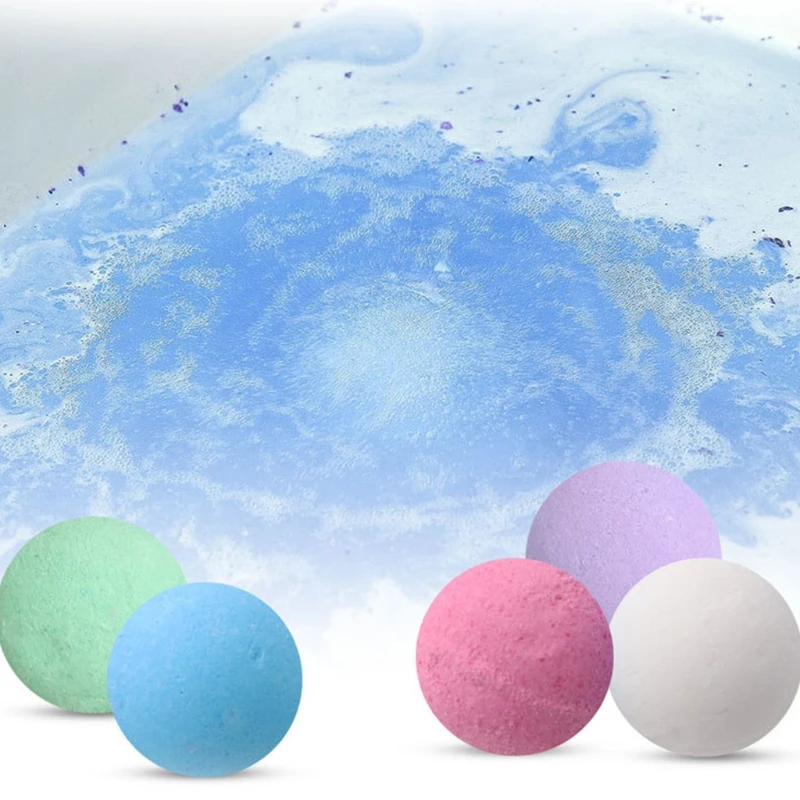 5Pcs/set 10G Bubble Small Bath Bombs Body Stress Relief Exfoliating Moisturizing Fragrances Aromatherapy Spa Salt Ball