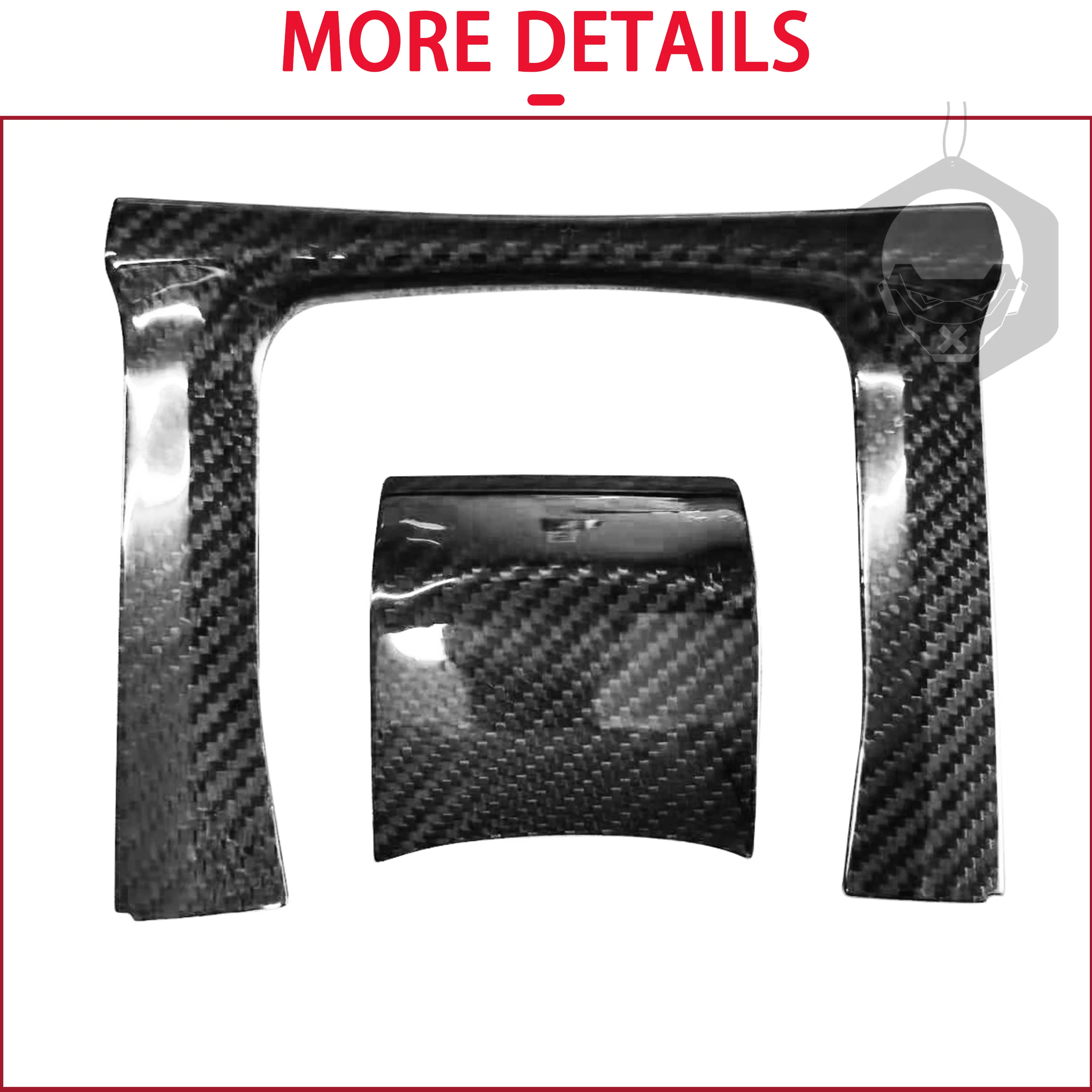 For Honda Civic 10th Gen 2016-2020 1 Set Manual Transmission Gear Panel Cover Trim Sticker Real Carbon Fiber Styling Accessories