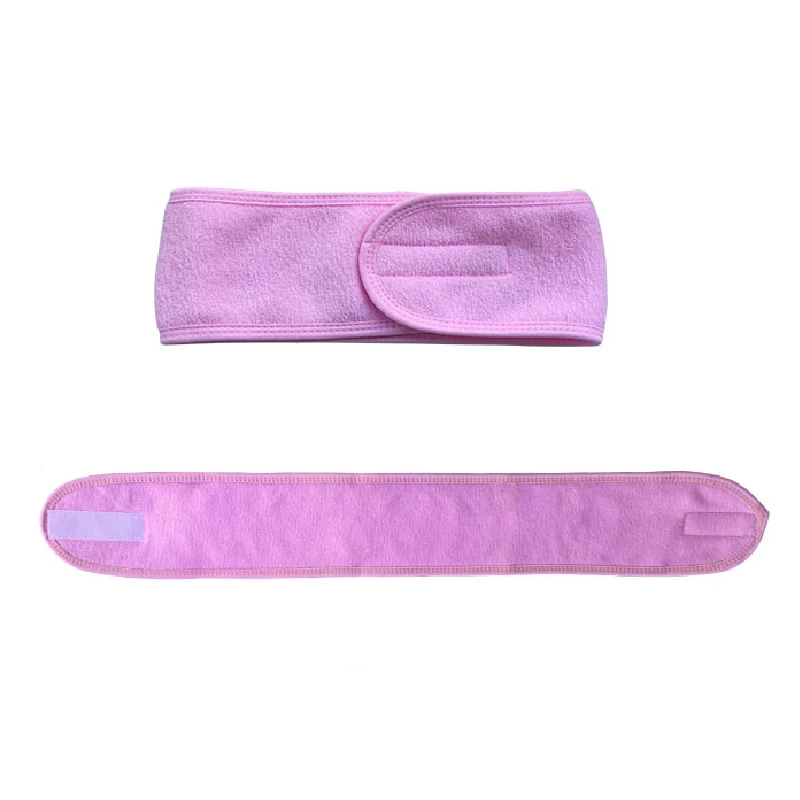 Regulowany szeroki Hairband joga Spa wanna prysznic makijaż mycia twarzy kosmetyczne pałąk dla kobiet panie makijaż akcesoria opaski do włosów