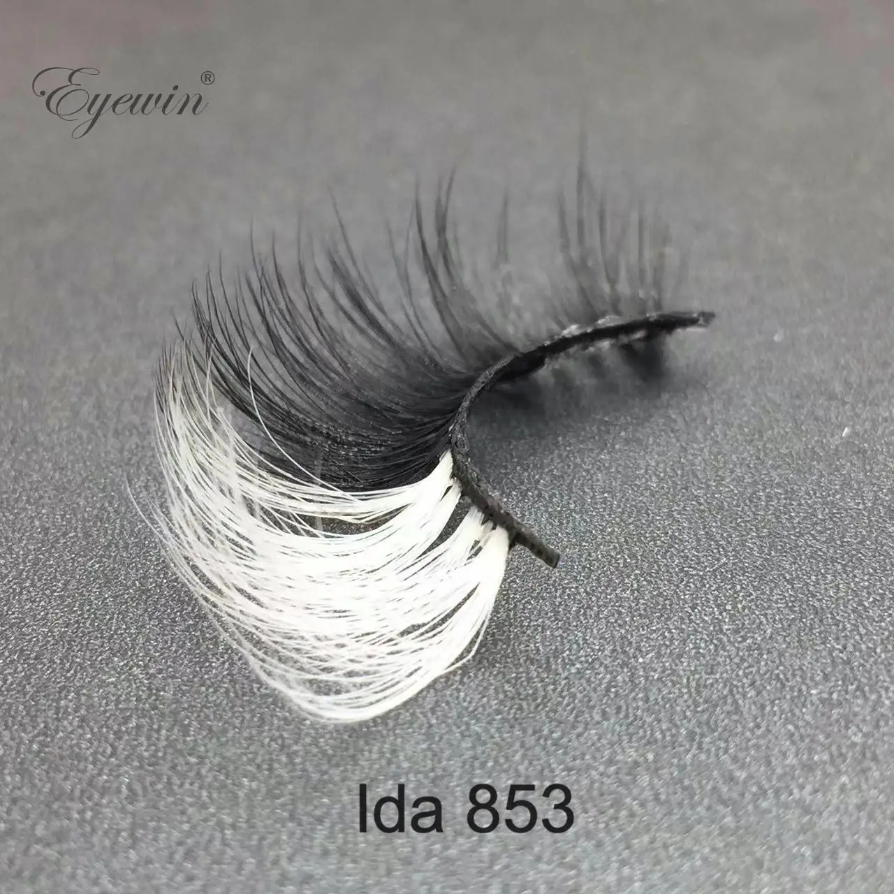 Color Lashes 3D Faux Mink 13-20mm Makeup Party Coloured Eyelashes With Color Streaks Handmade Crisscross Colored Cilias Ombre