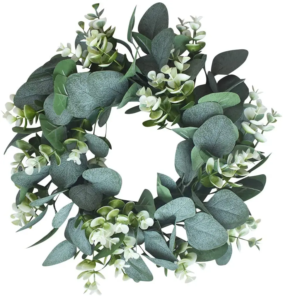 Eukalyptus Weihnachten Pflanze Kranz Hochzeit Urlaub Liefert Tür Hause Dekoration Diy Foto Requisiten Blumen Hintergrund Wand Girlanden