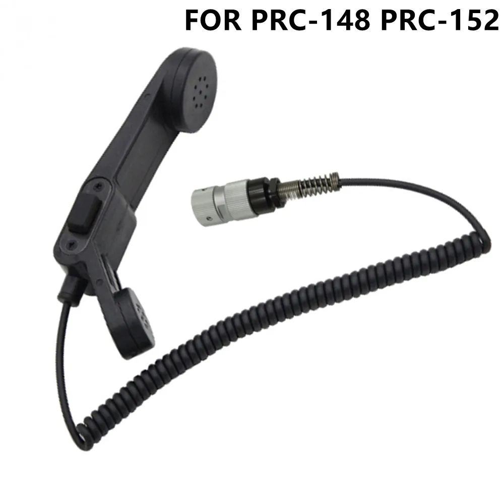 H250 handheld speaker microphone 6 pin ptt for TRI TCA/AN  PRC152 PRC148 Talkie Walkie Adapter