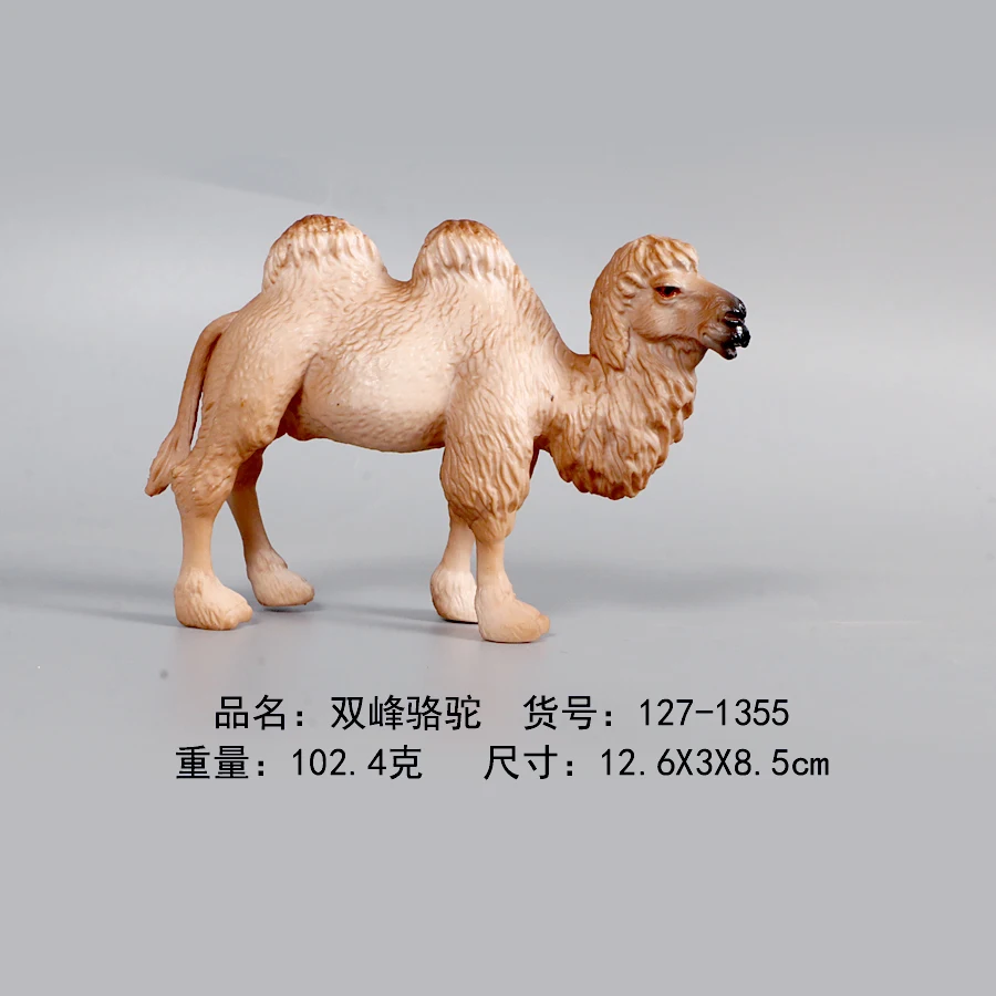 Simulation Kamel Modelle Dromedary Bactrian Kamel Hand Painted PVC Kunststoff Action Figur, kinder Educational Lehre Figur Spielzeug