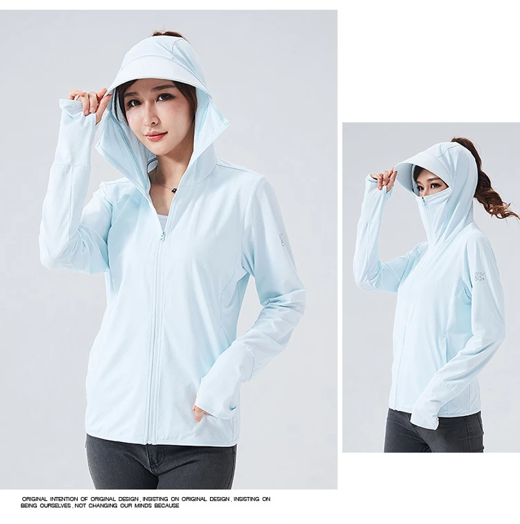 women light blue