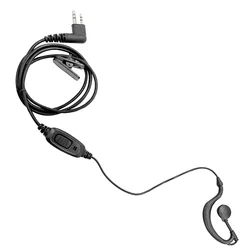 Earpiece Headset with MIC PTT, Compatible with Hyt Hytera tc500 tc600