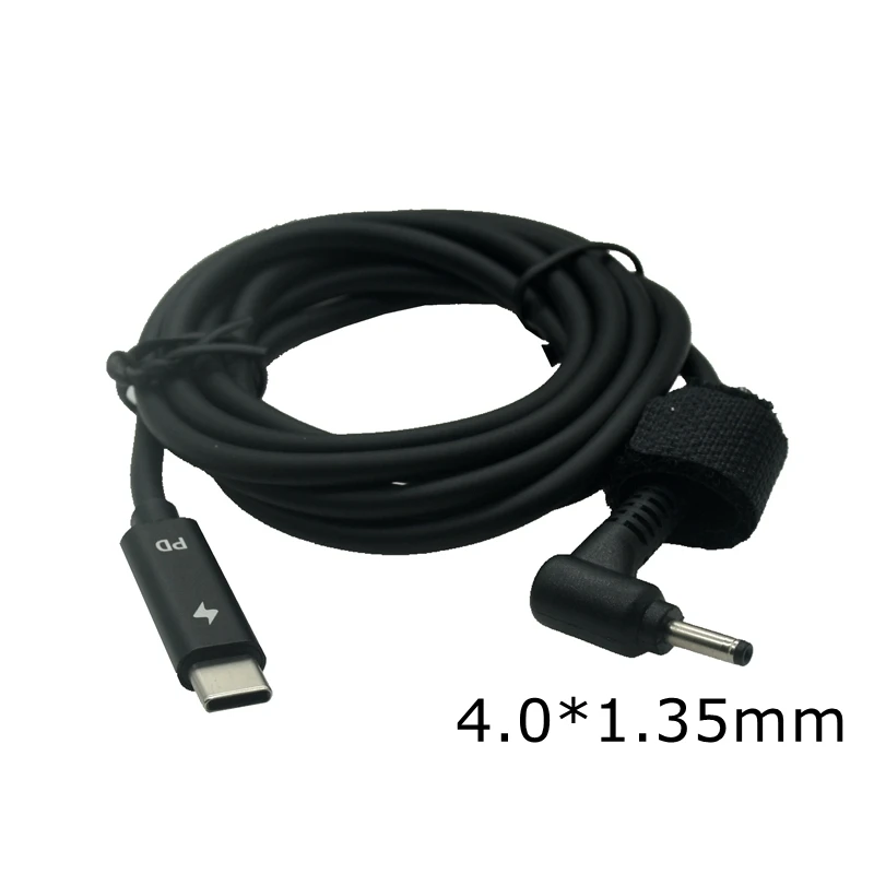 USB C to 4.0*1.35mm Plug Charger Connector USB Type C Laptop Adapter Cable for ASUS Zenbook UX21A UX31A UX32A UX32V Ultrabook