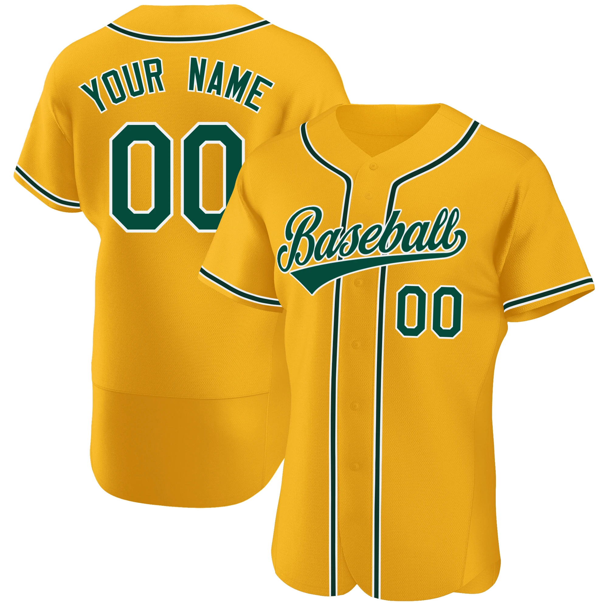 Custom Baseball Jersey Personalized Printed Team Name Numbers Breathable Soft Durable Button-down Tee Shirts for Men Kids Party