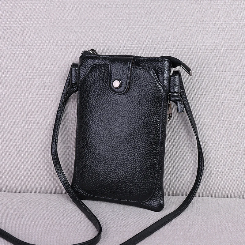 Genuine Leather Small Crossbody Bags For Women Shoulder Bag Luxury Handbags Fashion Female Purse Phone Pouch sac a main