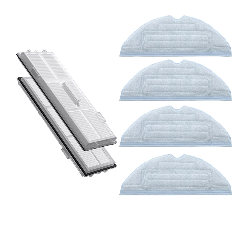 عالية الجودة فلتر Hepa تنظيف الملابس فرشاة جانبية ل شاومي Roborock T7S T7plus T7Splus S7 تنظيف القماش قطع الغيار