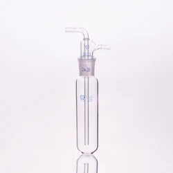 FAPE Hydrazine with ground mouth 24/29, Capacity 100mL, Detachable straight cold hydrazine, Split straight cold trap