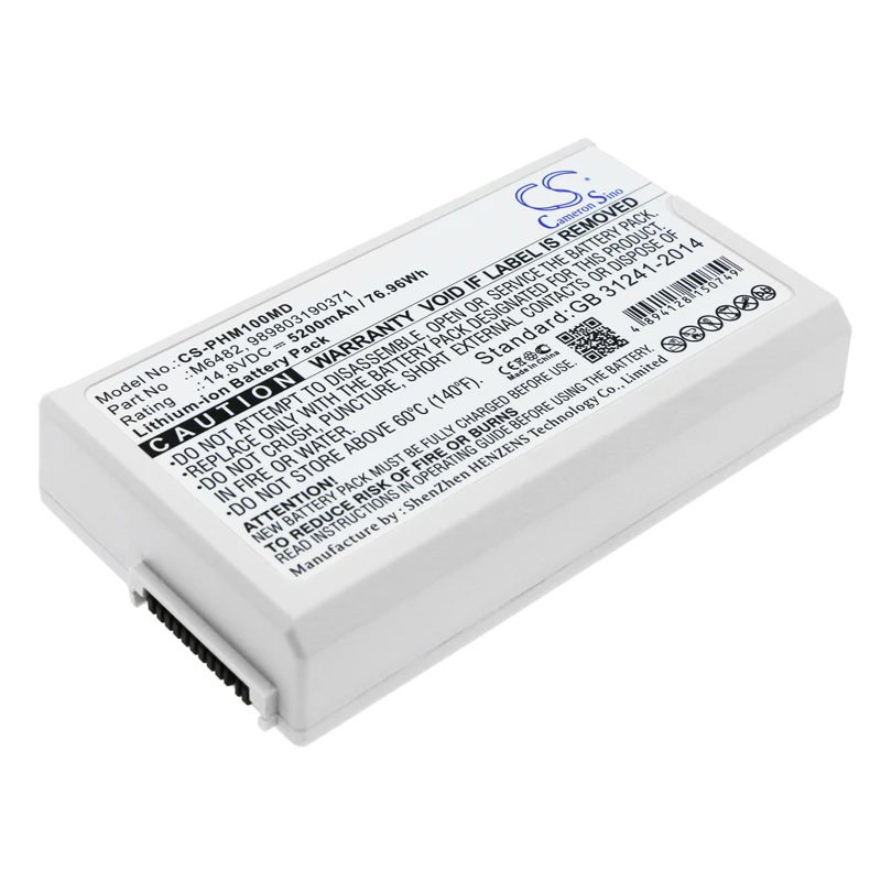 Replacement Battery for  Defibrillator DFM100, Defibrillator DFM-100, Efficia DFM100,