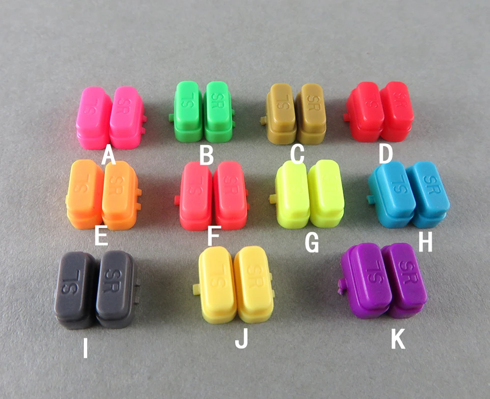 Lèvent de clé de sac à dos pour Nintendo Switch, Joy-Con, bouton en plastique, pièce de rechange, jeu de réparation, magasin Right SL, 20 pièces = 10 ensembles