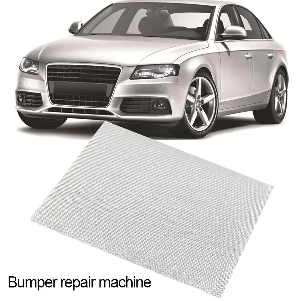 Car Bumper Steel Repair Net Plastic Crack Repair Hole Repairing Mesh Net For Bumper Body Hood Vents Vehicle Openings