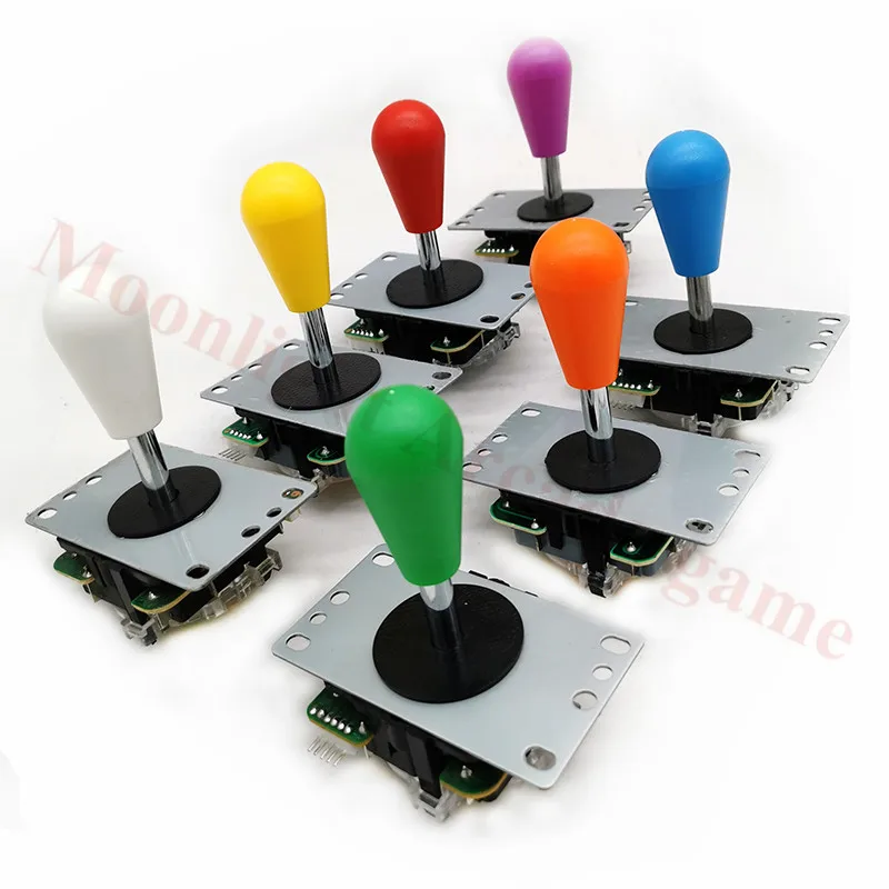 1PC Copy Sanwa Joystick JLF -TP-8YT Fighting rocker with Oval topball and 5pin wire Jamma arcade DIY Zero Control DIY PC PS3