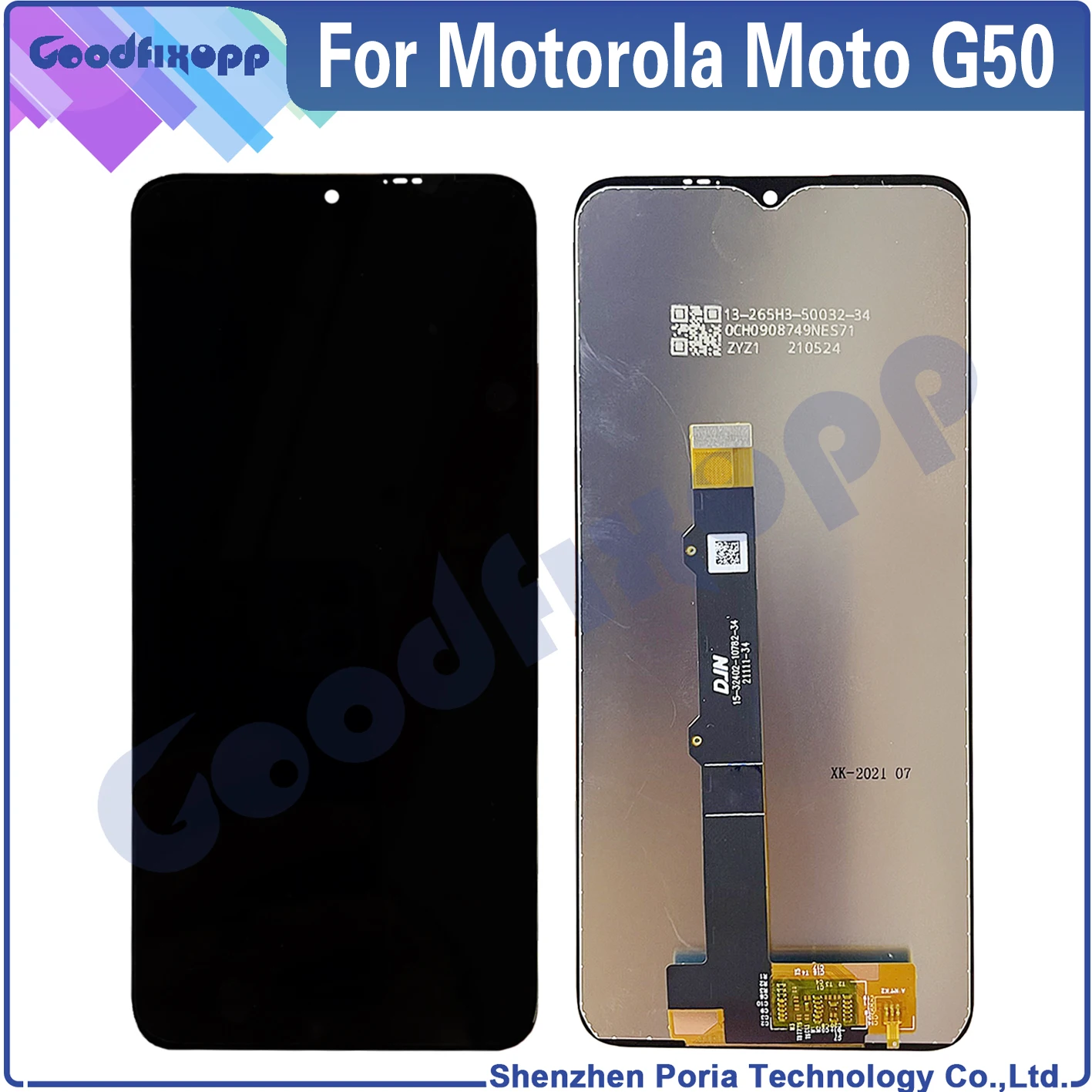 

For Motorola Moto G50 XT2137-1 XT2137-2 LCD Display Touch Screen Digitizer Assembly Replacement