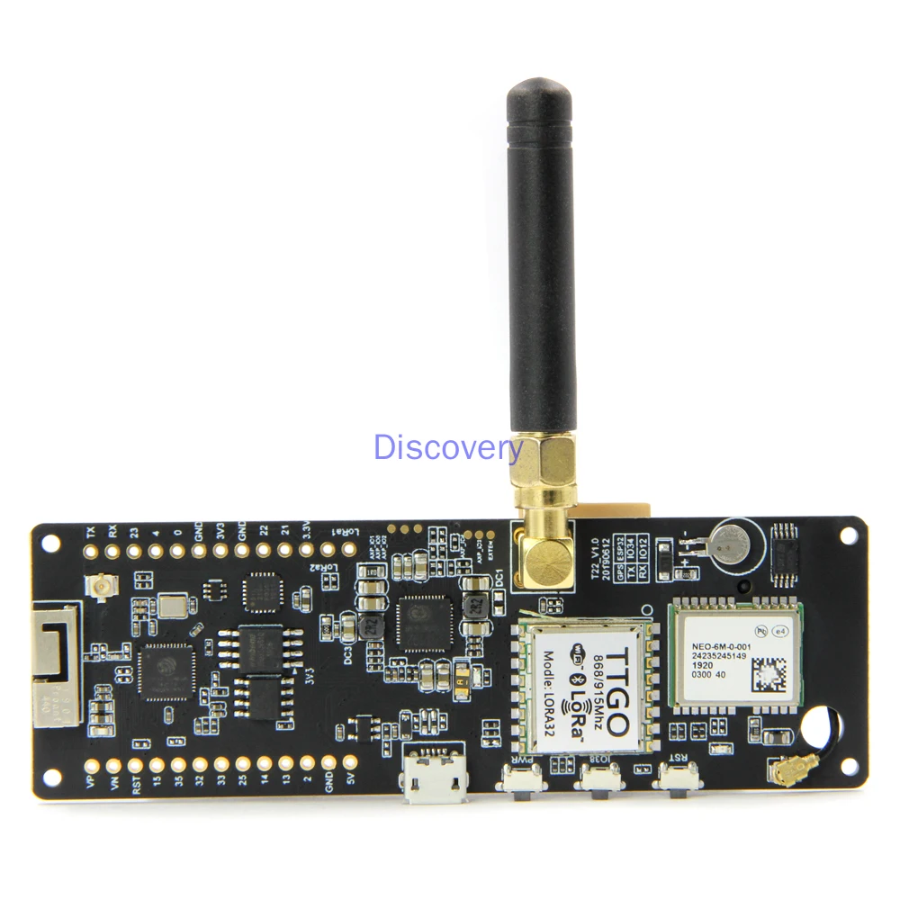 TTGO T-BeamV1.0ESP32LoRa 433/868/915Mhz WiFi GPS NEO-6M18650