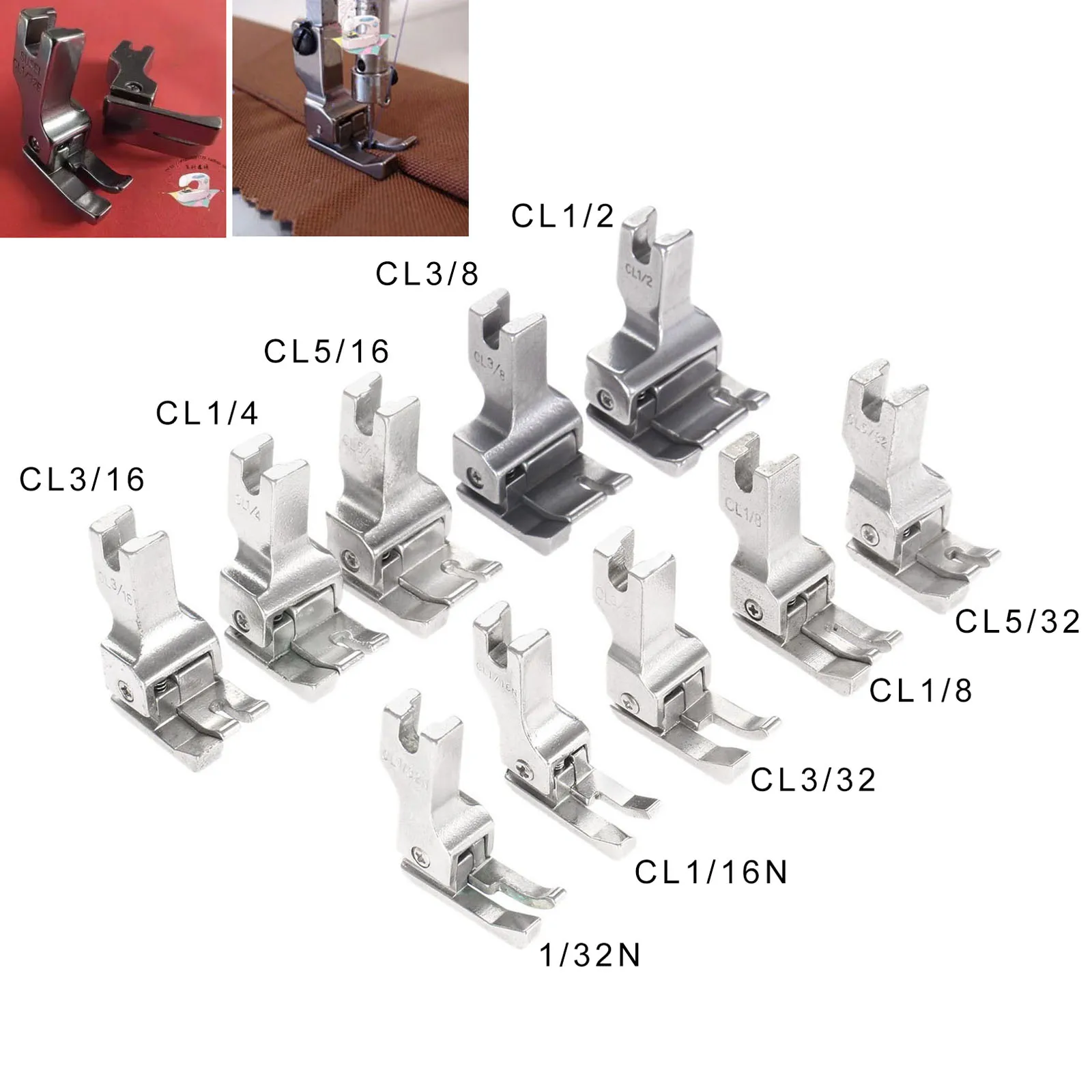 Kompensacyjnych stopki wysokiej/niska stopa pojedynczą igłę przemysłowa maszyna do szycia stebnówka 0.8mm-1.2mm CL 1/32N-1/2 JUKI DDL Hicello