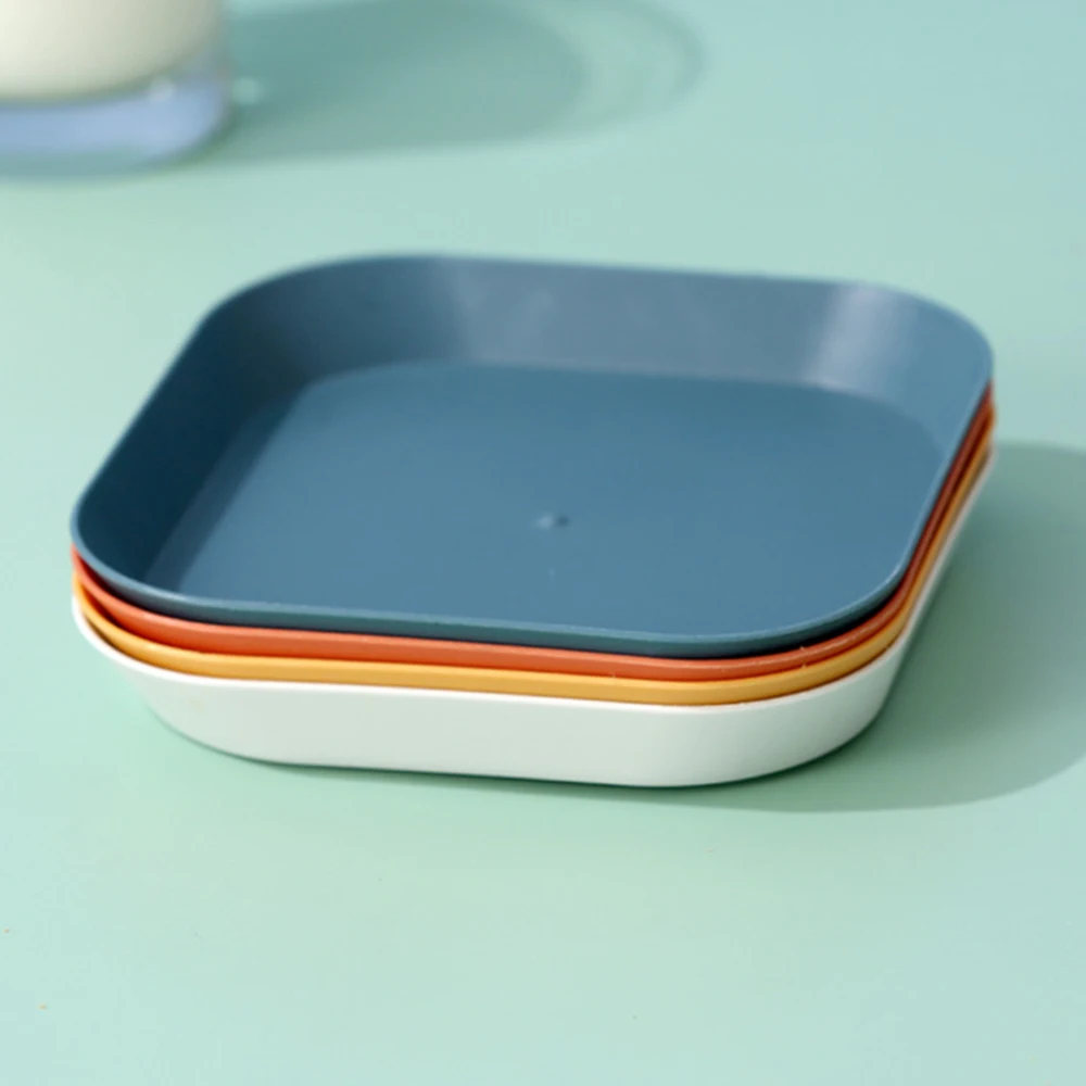 

Kitchen Plastic Food Sauce Dish Small Vinegar Taste Board Snack Plates Household Fruit Plate