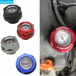 Olie Cap Aluminium Motor Klep Olievuldop Met Olie Temperatuur Voor Toyota Honda Olie Tank Cover Caps