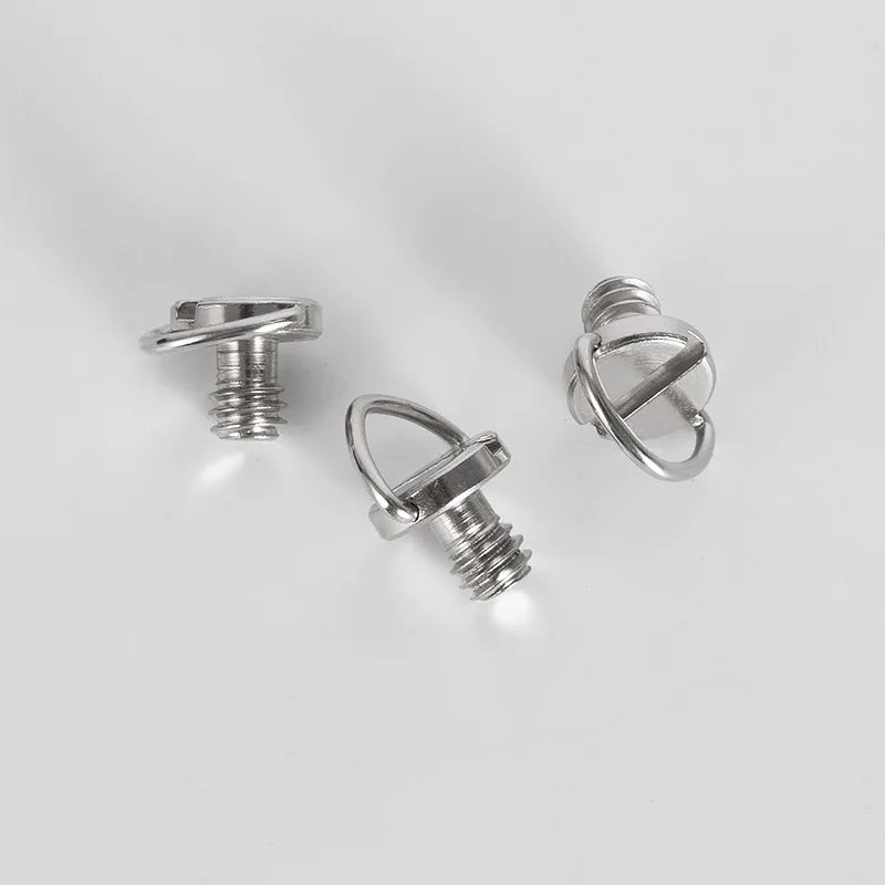 Bexin Máy Ảnh DSLR Đĩa Chỉ 1/4 D Vòng D-RING Khung Máy Ảnh Vít Cho Máy Ảnh Nhanh Chân Máy Monpod Đĩa