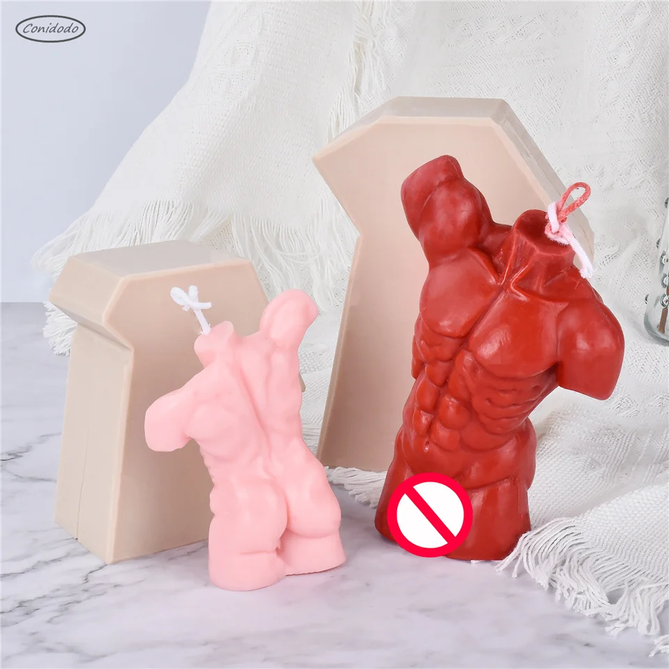 

Oblique Shoulder Muscle Human Silicone Candle Mold Body Tool DIY Handmade 3D Stereo Mould Making Statue Furnishing Decor