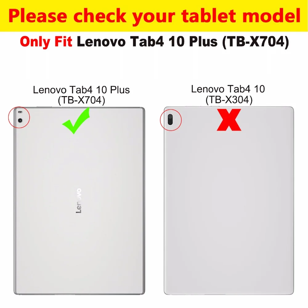 Case For Lenovo TAB4 Tab 4 10 Plus TB-X704L Cases 10.1\