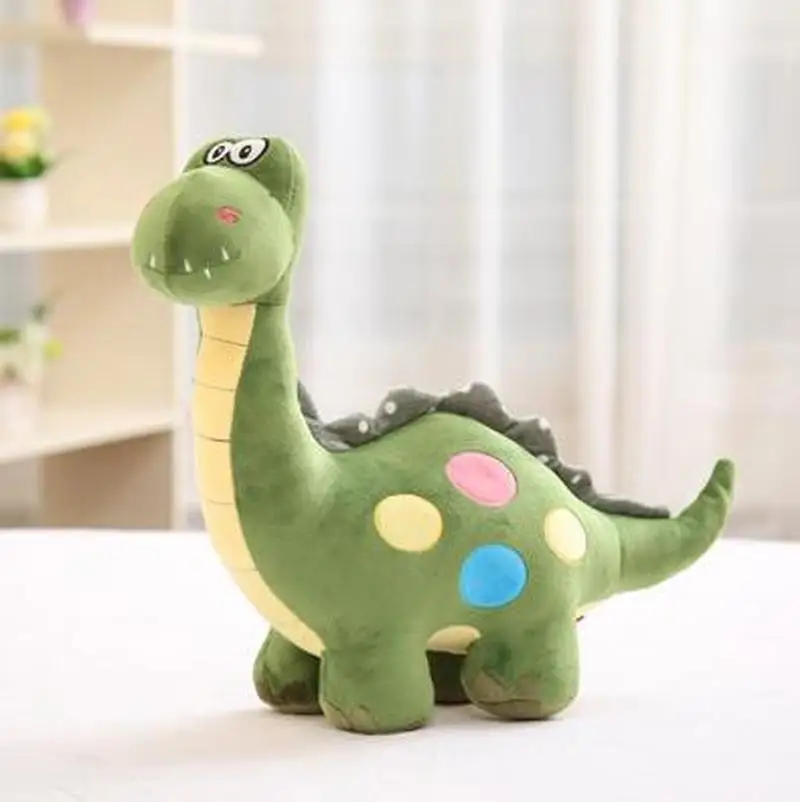 Brinquedos bonitos do luxuoso do dinossauro para crianças, bonecos recheados macios, passatempos, desenhos animados, meninos, bebê, presentes de aniversário, 35cm