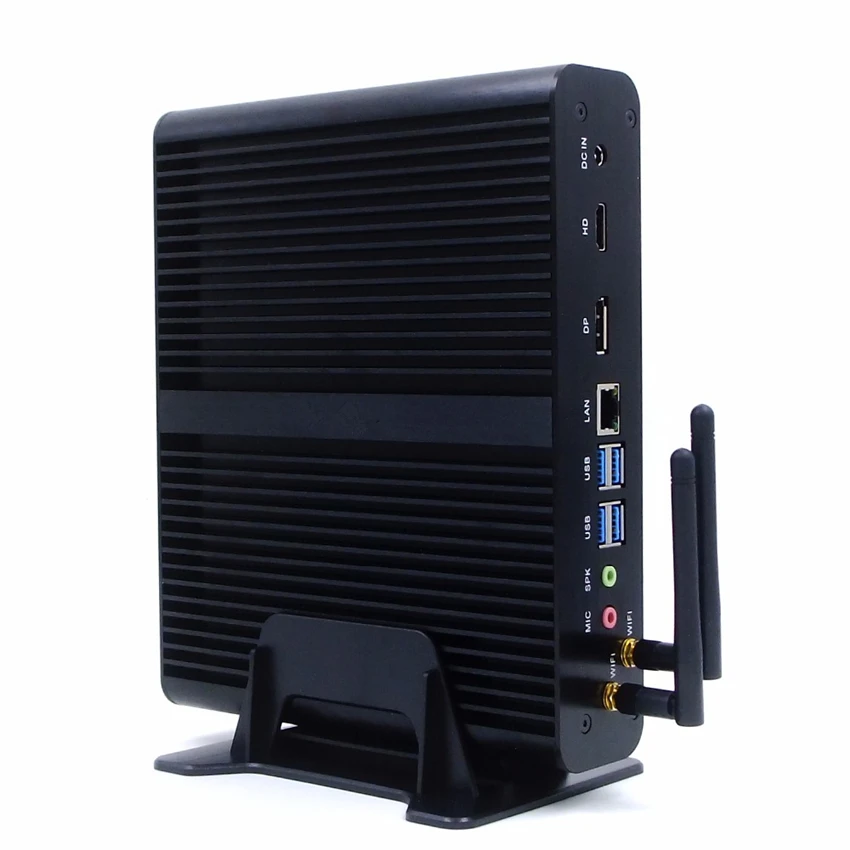 Quad Core i7 8550U 8565U DDR4 Fanless Mini PC Windows 10 Pro Kaby See Desktop Computer HD Graphics 620 HTPC DP + HDMI