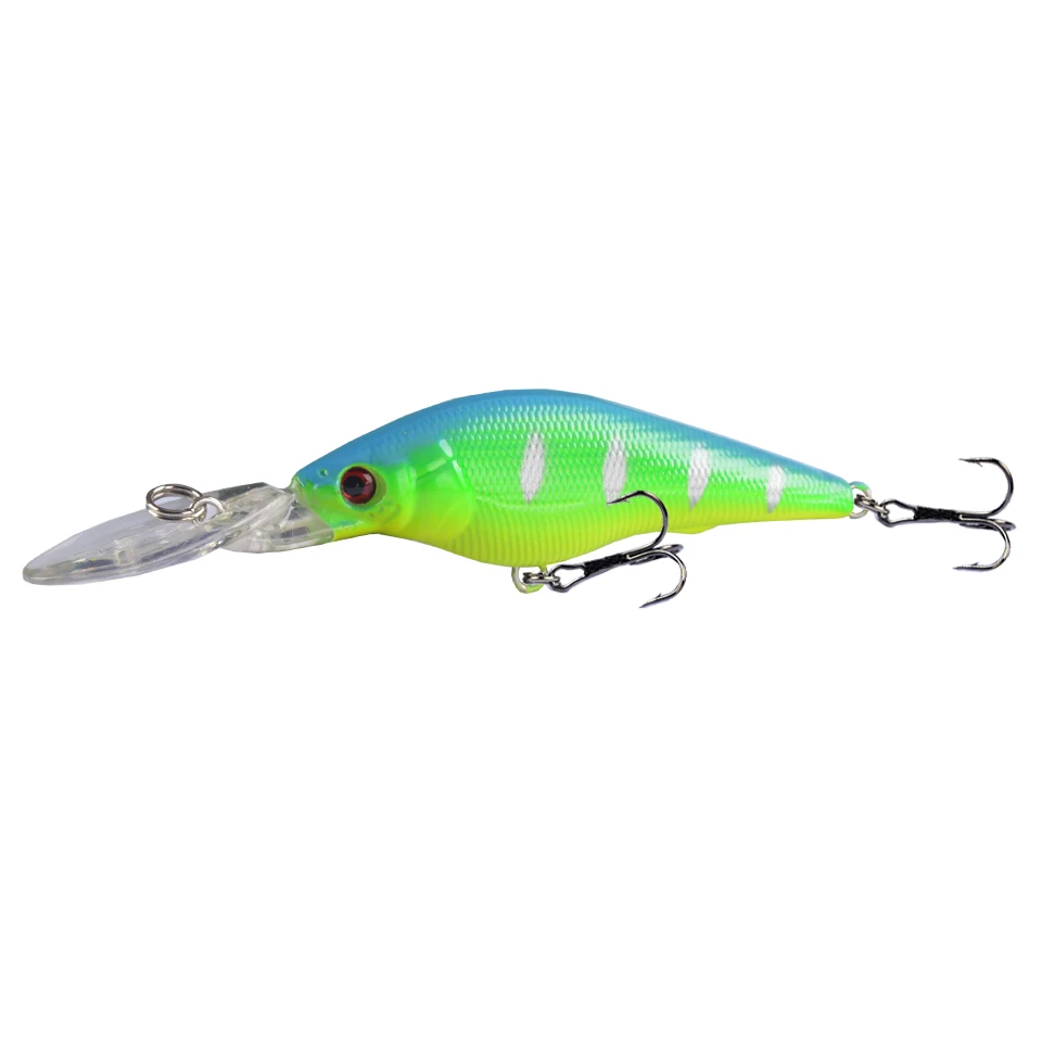 Hot Sale New Arrival 1PCS Hard Minnow Fishing Lures 3D Eyes Crankbaits 9cm/6.6g Wobblers Japan Treble Hooks Swimbait
