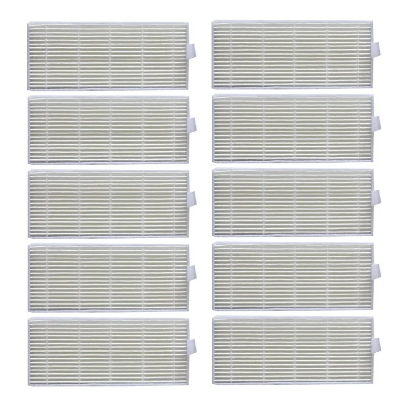 10Pcs หุ่นยนต์เครื่องดูดฝุ่นฝุ่นตัวกรอง Hepa สำหรับ REDMOND RV-R500อะไหล่เครื่องดูดฝุ่นกรอง Hepa