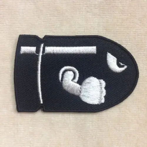 

Hot! BULLET COMIC EMBROIDERY IRON ON PATCH BADGE (≈ 6.4 * 3.8 cm)