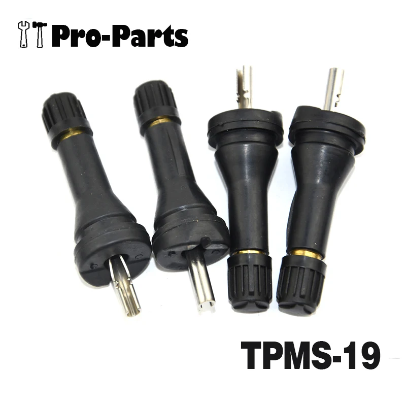 

Set 4pcs TPMS-19 Rubber Tire Pressure Sensor TPMS Valve Tubeless Stem Replacement Fit For Chrysler Crossfire 05-08