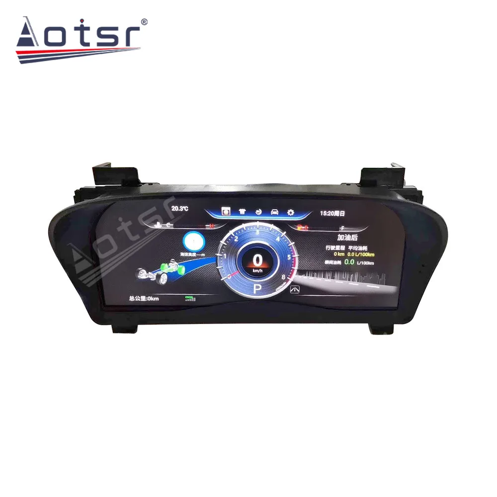 Android Cluster Meter Screen For Toyota Alphard 30S Vellfire30 2015+ Headunit Car Dashboard Instrument Display Multimedia Player