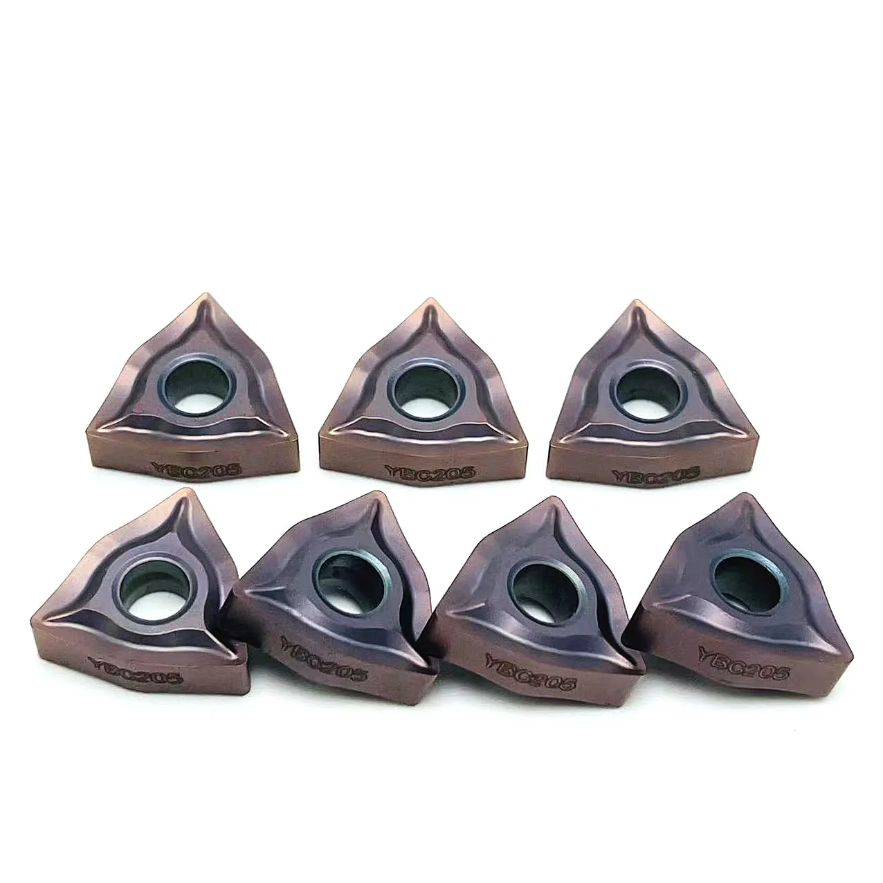 WNMG080404-EF YBG205 WNMG080408-EF YBG205 CNC indexable turning tools, carbide inserts for stainless steel