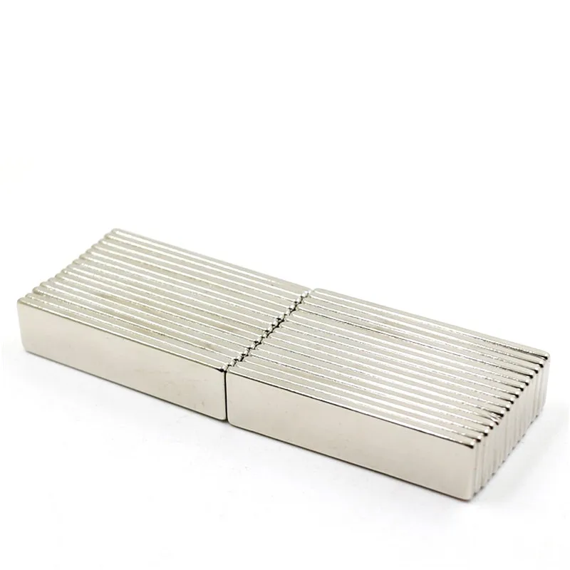 5 ~ 50PCS N42 40x10x3 Super Forte Copriletto Magnete in Terre Rare Spessore 3mm Block rettangolare Magneti Al Neodimio 40x10x3mm 40*10*3mm