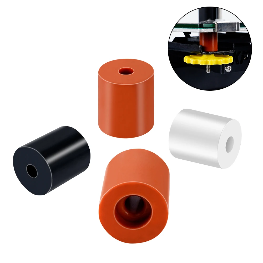 RAMPS High Temperature Silicone Solid Spacer Hot Bed Leveling Column for CR-10 CR10S Ender-3 Pro MK3 3D Printer Parts