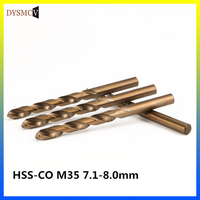 1PCS  7.1, 7.2, 7.3, 7.4, 7.5, 7.6, 7.7, 7.8, 7.9, 8.0mm HSS-CO M35 high-speed turning Drill CNC lathe tool