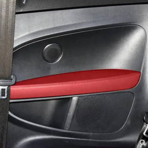 극세사 가죽 자동차 도어 팔걸이 패널 보호 커버, 폭스바겐 딱정벌레 2012 2013 2014 2019 자동차 인테리어 액세서리