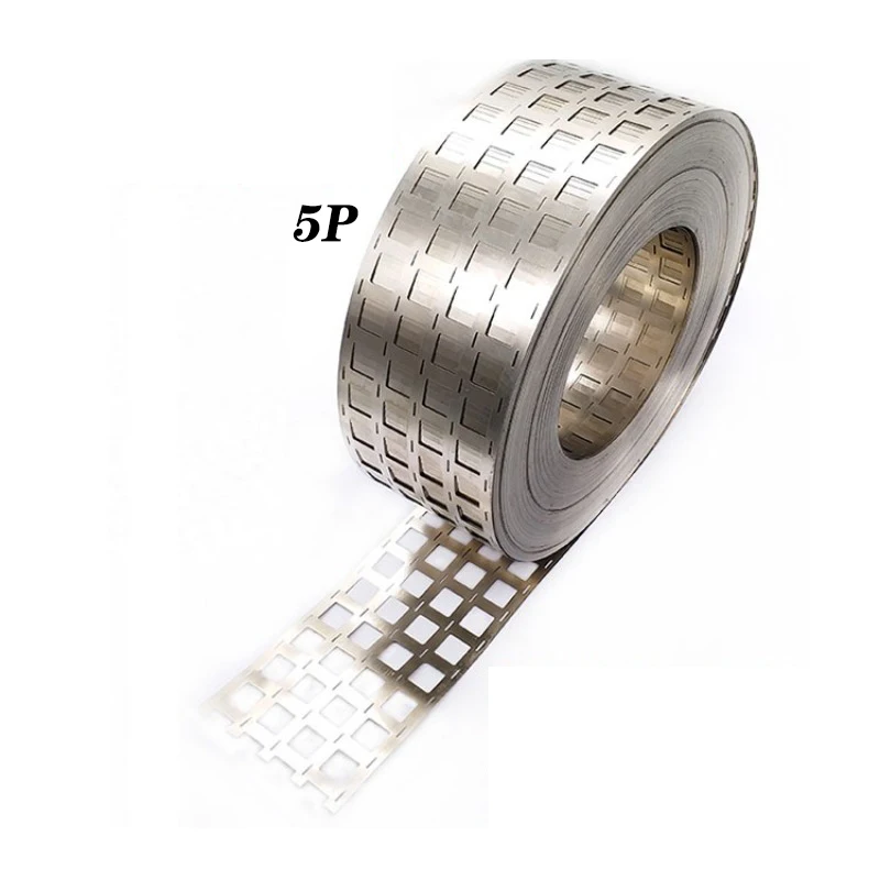 2P/3P/4P/5P/6P 18650 Nickel Sheet e-bike Li-ion Battery Nickel Plated Steel Strip Connector Battery Spot Welding 0.12 0.15MM