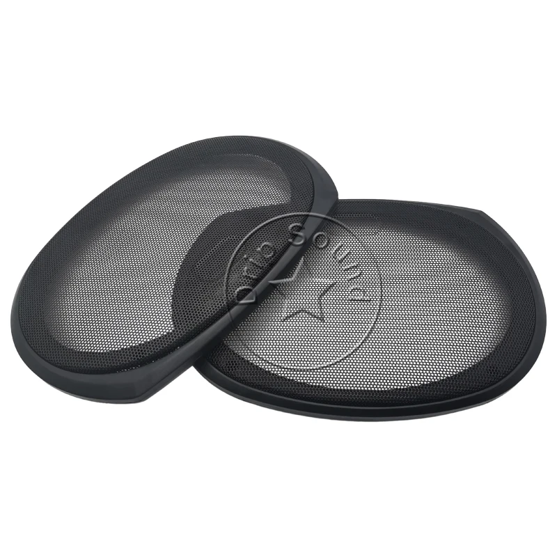 Для 6 "x 9" 6x9 дюймов автомобильный аудиодинамик сетчатая крышка декоративная круглая металлическая сетка защита решетки # Черный